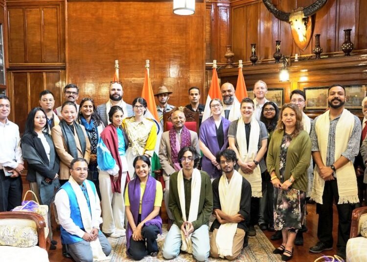 US architecture students visit Raj Bhavan Shillong