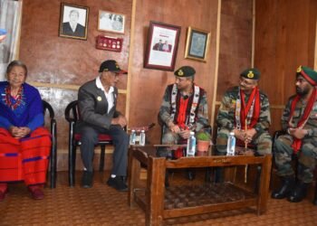 Assam Rifles DG visits 105 year-old veteran havildar