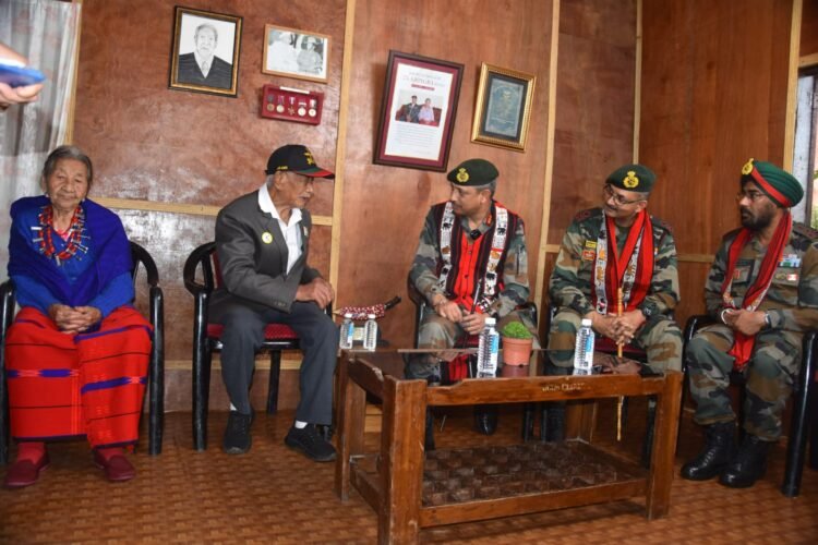 Assam Rifles DG visits 105 year-old veteran havildar