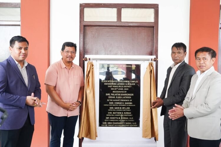 New block complex of Khatarshnong Laitkroh inaugurated