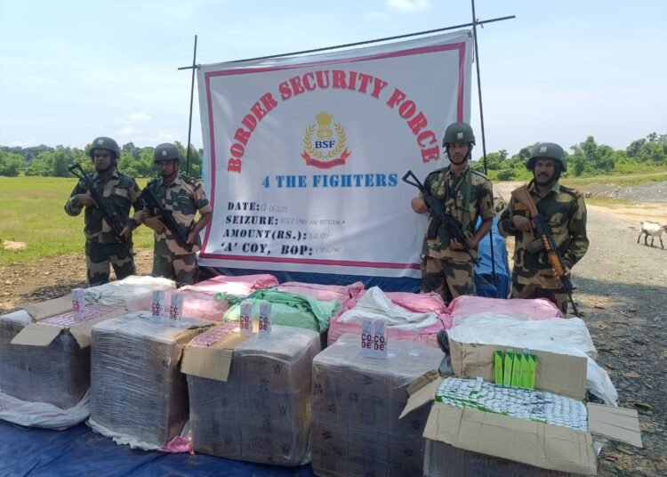 2 Indian smugglers with contraband worth Rs 37 lakh foiled by BSF
