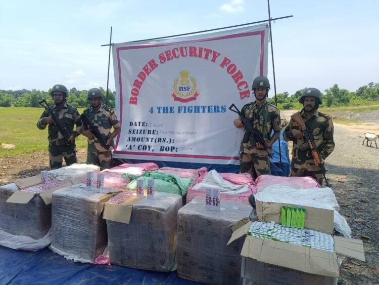 2 Indian smugglers with contraband worth Rs 37 lakh foiled by BSF