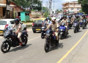 Bike rally against drugs held in Jowai