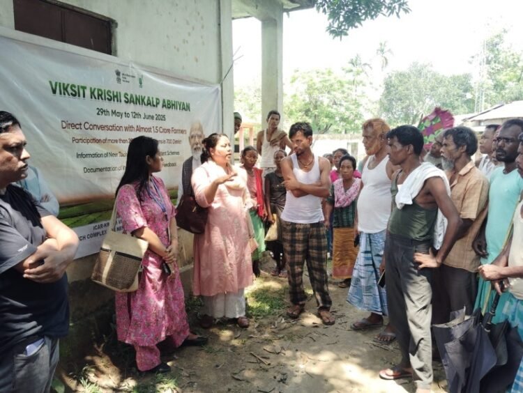 Kharif crop programme reaches 63 villages