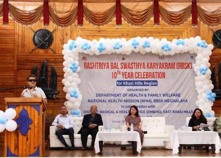 RBSK celebrates a decade of child health service in Khasi Hills