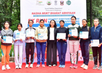 5km run held in Shillong on Day Against Drug Abuse & Illicit Trafficking
