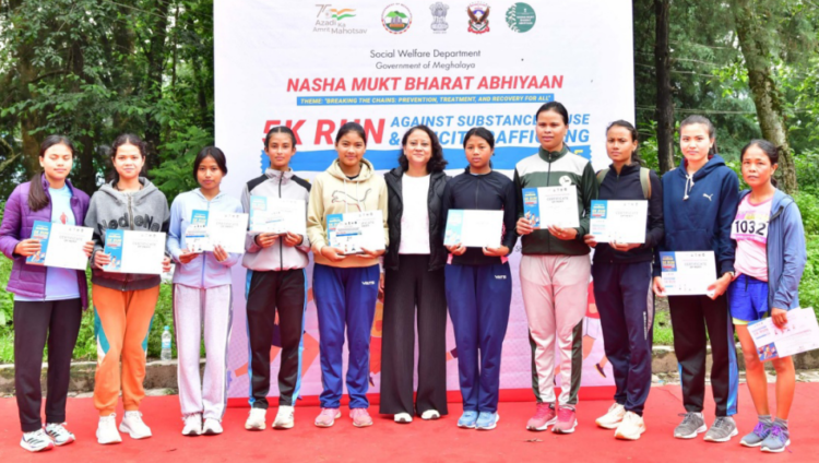 5km run held in Shillong on Day Against Drug Abuse & Illicit Trafficking