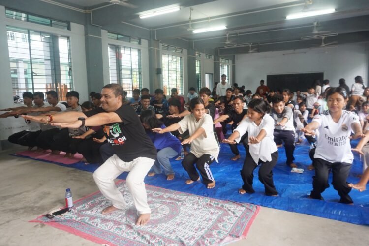 Ri-Bhoi College observes International Yoga Day