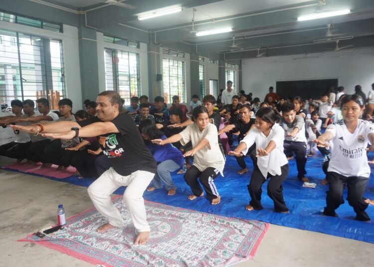 Ri-Bhoi College observes International Yoga Day