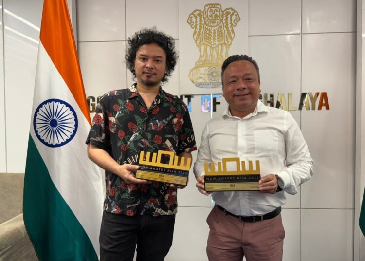 Meghalaya Govt bags gold for Cherry Blossom Fest at Wow Awards Asia 2025