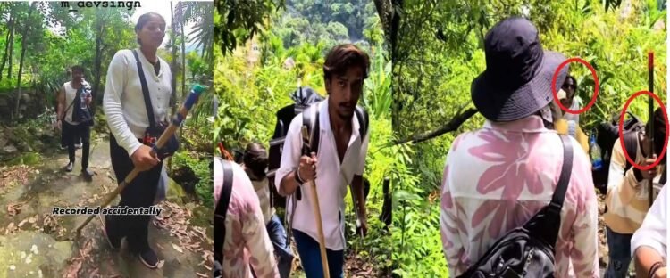 CAUGHT ON CAM: Tourist ‘accidentally captures Raja, Sonam & 3 accused in Nongriat