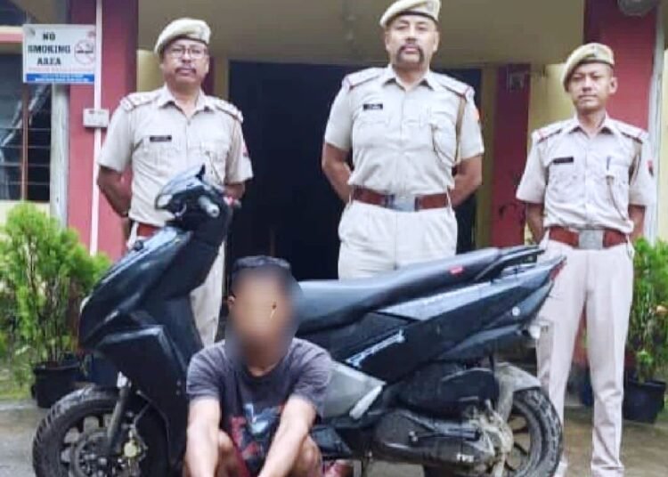 NGH police recover stolen scooty, 1 held