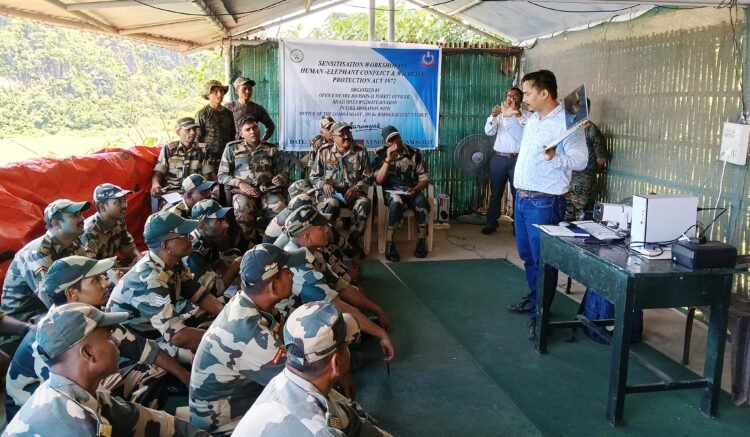 BSF personnel sensitised on human-elephant interaction, wildlife crime in SWKH