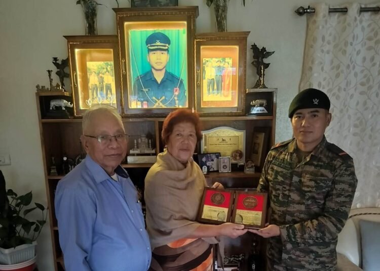 Indian Army honours family of Capt. Nongrum in special outreach programme