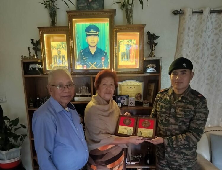 Indian Army honours family of Capt. Nongrum in special outreach programme