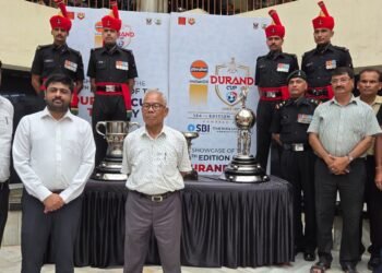 Durand Cup trophies taken for roadshow across Tura
