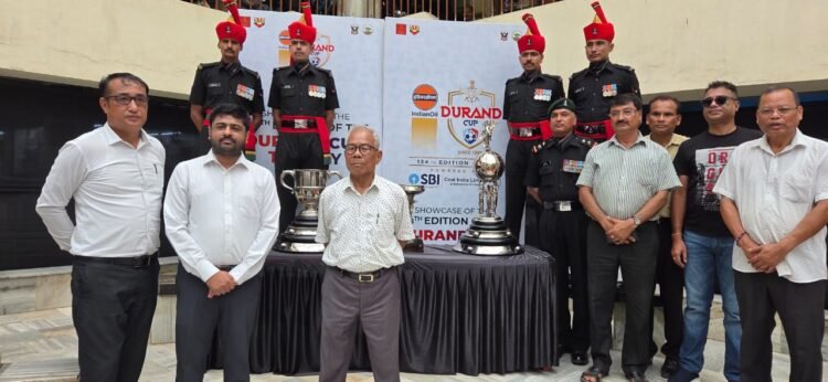 Durand Cup trophies taken for roadshow across Tura