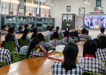 KV students take part in five years of NEP celebration
