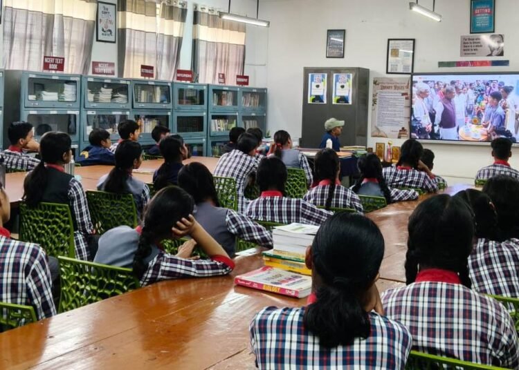 KV students take part in five years of NEP celebration