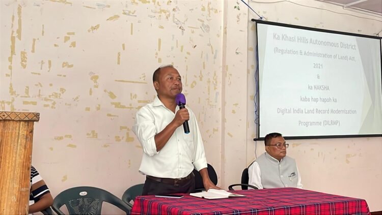 Training programme on digitisation of land records held in Nongstoiñ