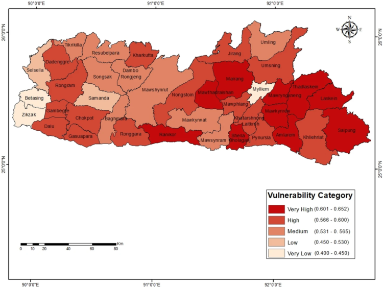 10 C&RD blocks in Meghalaya rank very high on climate vulnerability