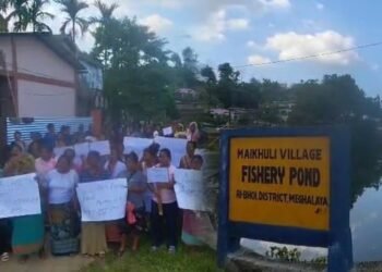 Maikhuli villagers hold protest against Meghalaya-Assam border deal