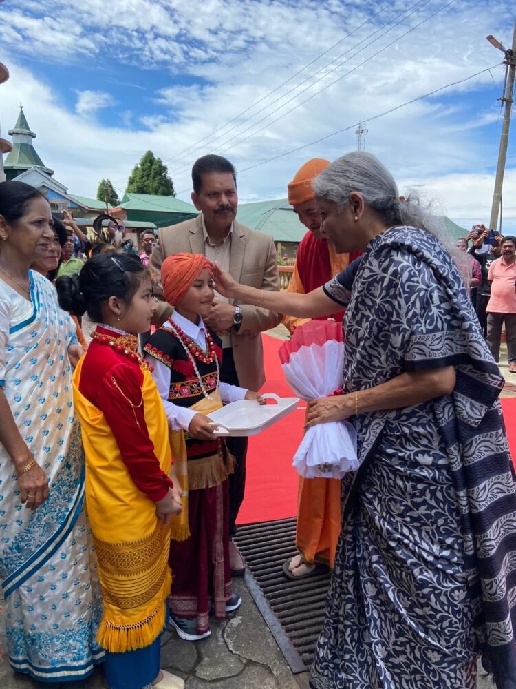 Sitharaman wraps up Meghalaya tour at Sohra