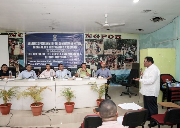 Assembly petitions committee holds first awareness in Ri Bhoi