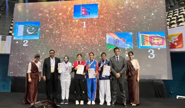 Kynjailin takes Bronze at South Asian Karate Championship in Sri Lanka