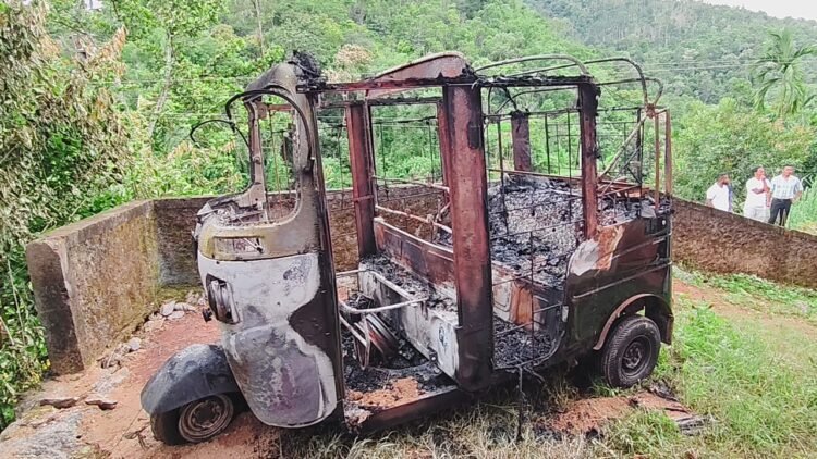Two auto-rickshaws set on fire in Ri Bhoi