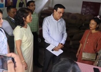 Central Govt official sees ground reality of food security situation in Ri-Bhoi