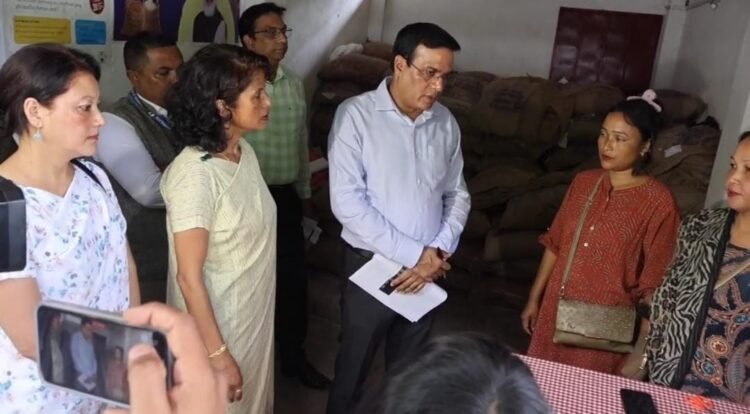 Central Govt official sees ground reality of food security situation in Ri-Bhoi