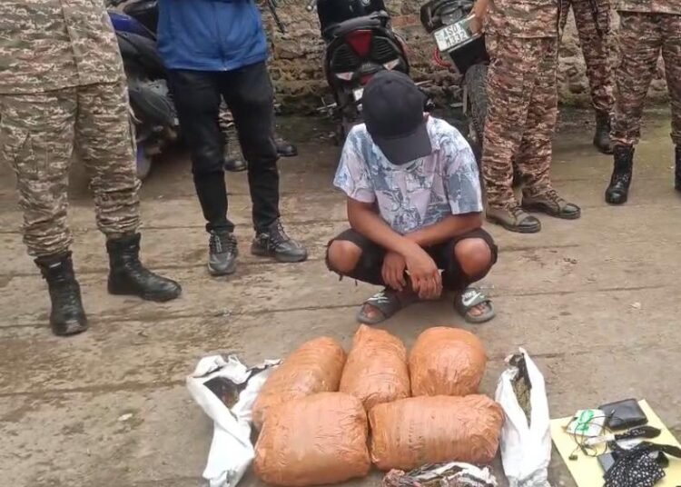 After bomb scare, police find over 5 kg cannabis