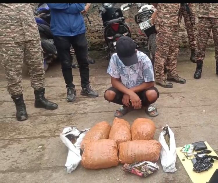 After bomb scare, police find over 5 kg cannabis