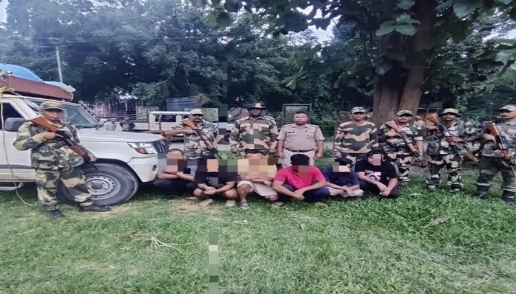 More than 100 Bangladeshi illegals caught by BSF in last 3 months