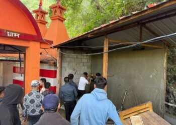 KSU razes houses of ‘illegal settlers’ in Mahadev Khola