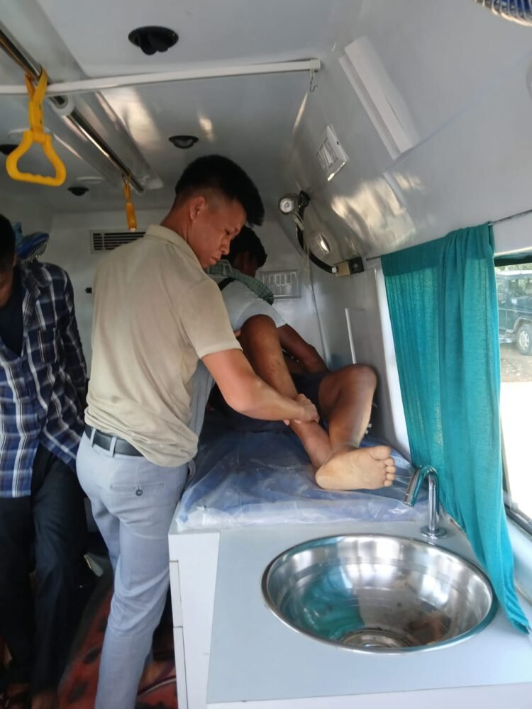 BSF Meghalaya rescues Hematemesis patient, ensures safe transfer to hospital