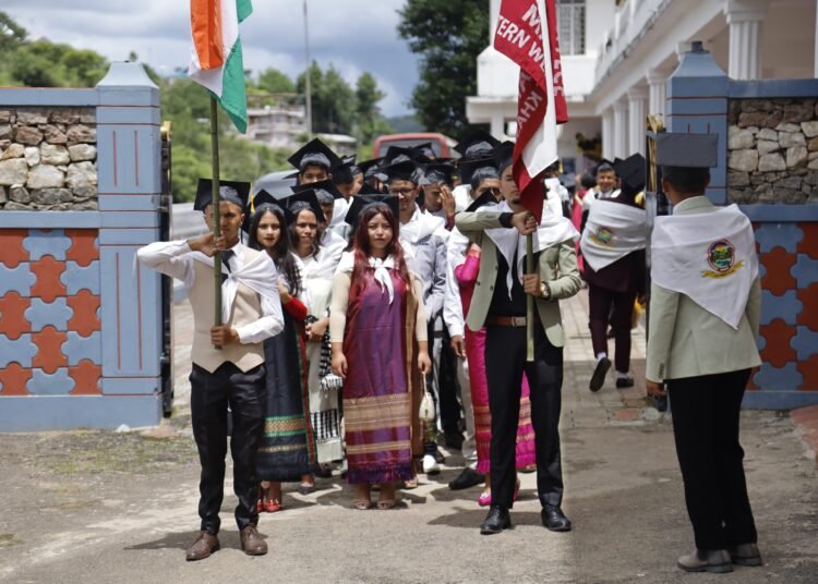 Nearly 500 students graduate from Khadsawphra College in Mairang