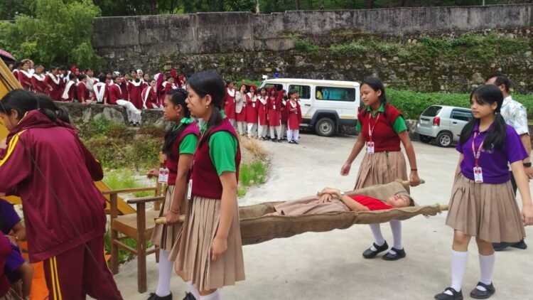 Mock drill for students conducted in Jowai