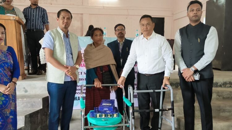 People with disabilities receive aids, assistive devices and health insurance cards