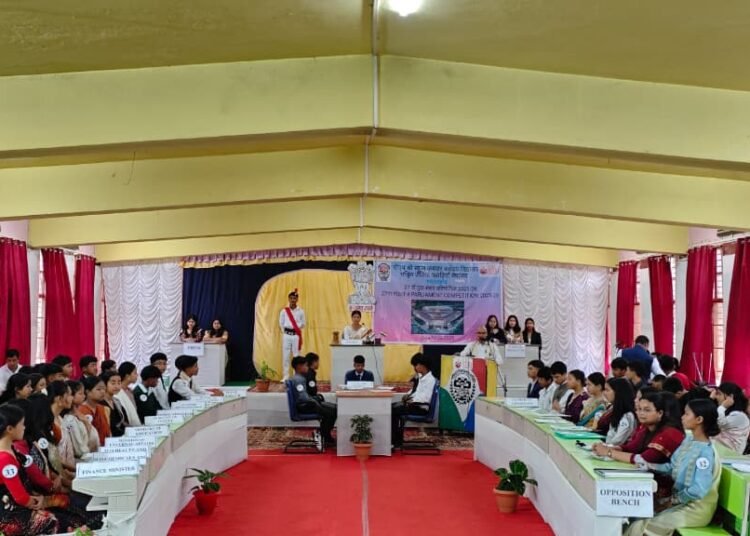 Youth Parliament conducted for students in Jowai
