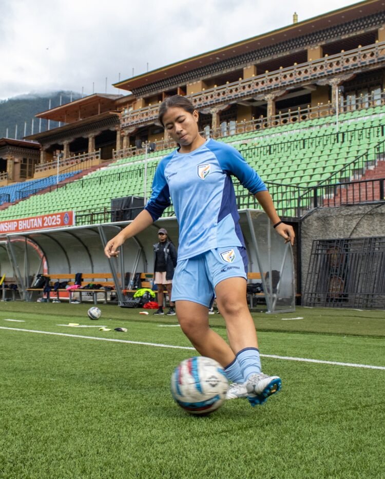 Meghalaya’s Bonifilia Shullai scores for India in SAFF U-17 Women’s Championship