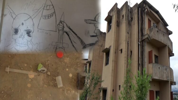 Abandoned dwelling units for the poor turn into haven for illegal activities