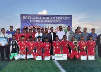 Suchen Lumiarain take East Jaintia 3rd Division title