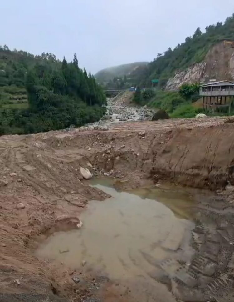 Terrible cost of road work paid by struggling environment