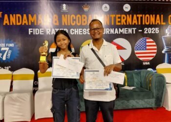 Father-daughter duo shine in chess tourney