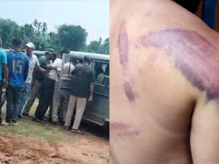 Jirang teacher beaten black and blue by Assam officials