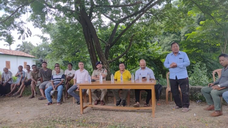 Jirang MLA, officials visit Maikhuli