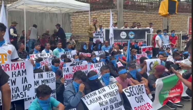 NESO demonstrates against illegal immigration in North East