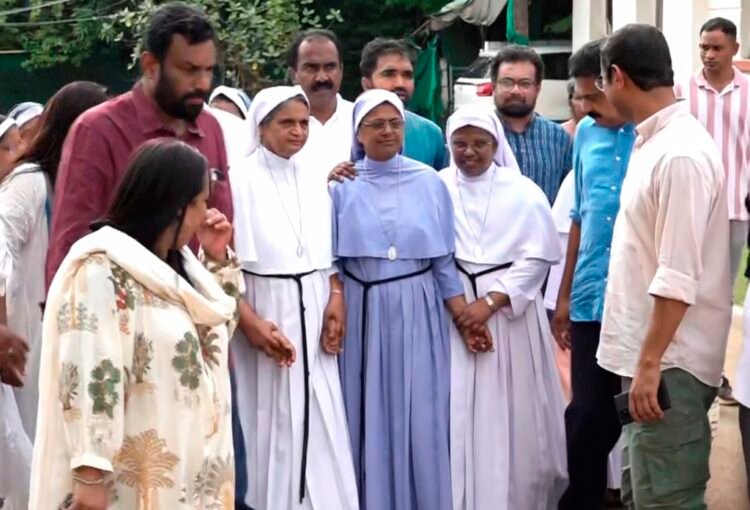 Two nuns freed after getting bail in ‘trafficking’ case